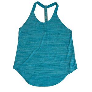 Women's NIKE racer back tank top blue flowy S SMALL athletic